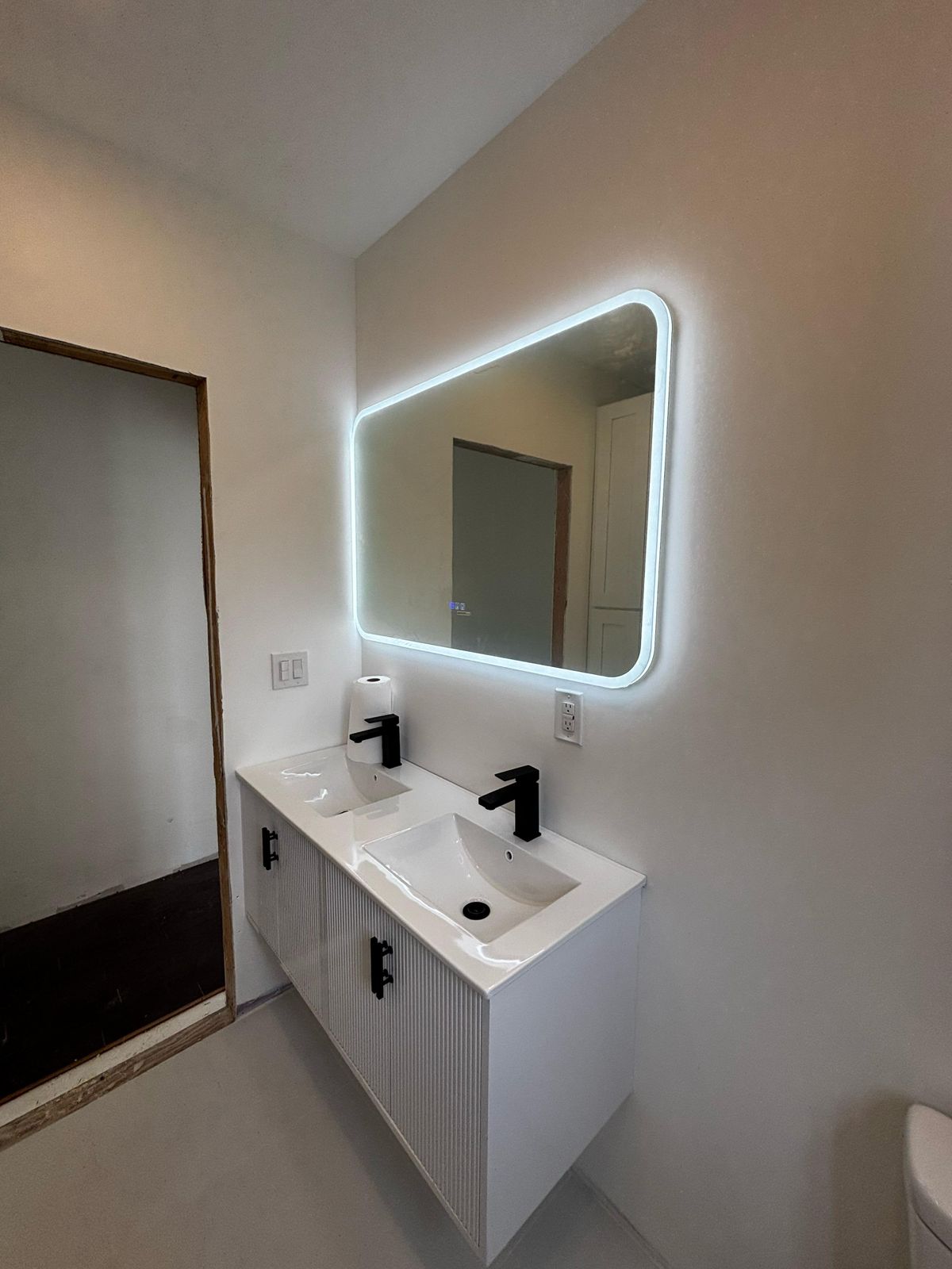 Finished bathroom remodel 1