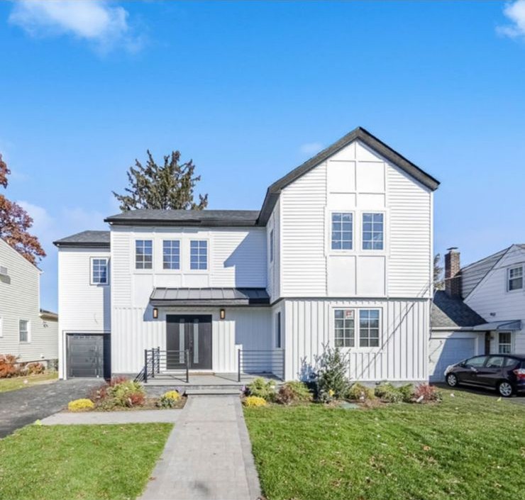 Completed two-story modern farmhouse remodel by On Point Contracting